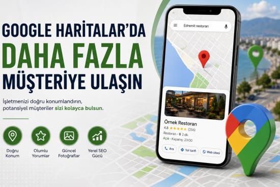 Google Haritalarda Daha Fazla Müşteriye Ulaşmanızı Sağlıyoruz